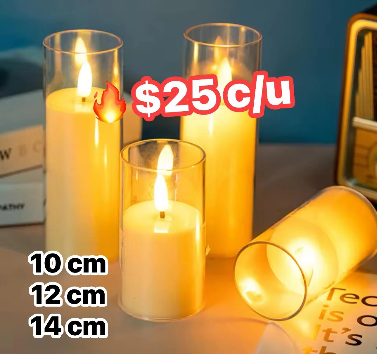 VELAS LED(CALAVAZA,VELA,CALVERA ETC)