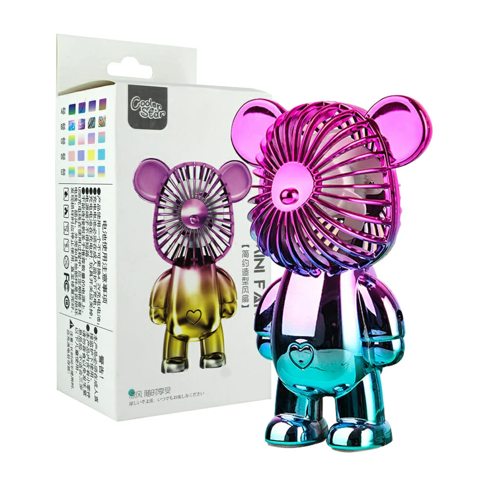 ventilador oso mini fan