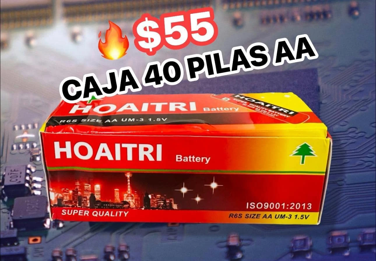 CAJA 40 PILAS DOBLE AA