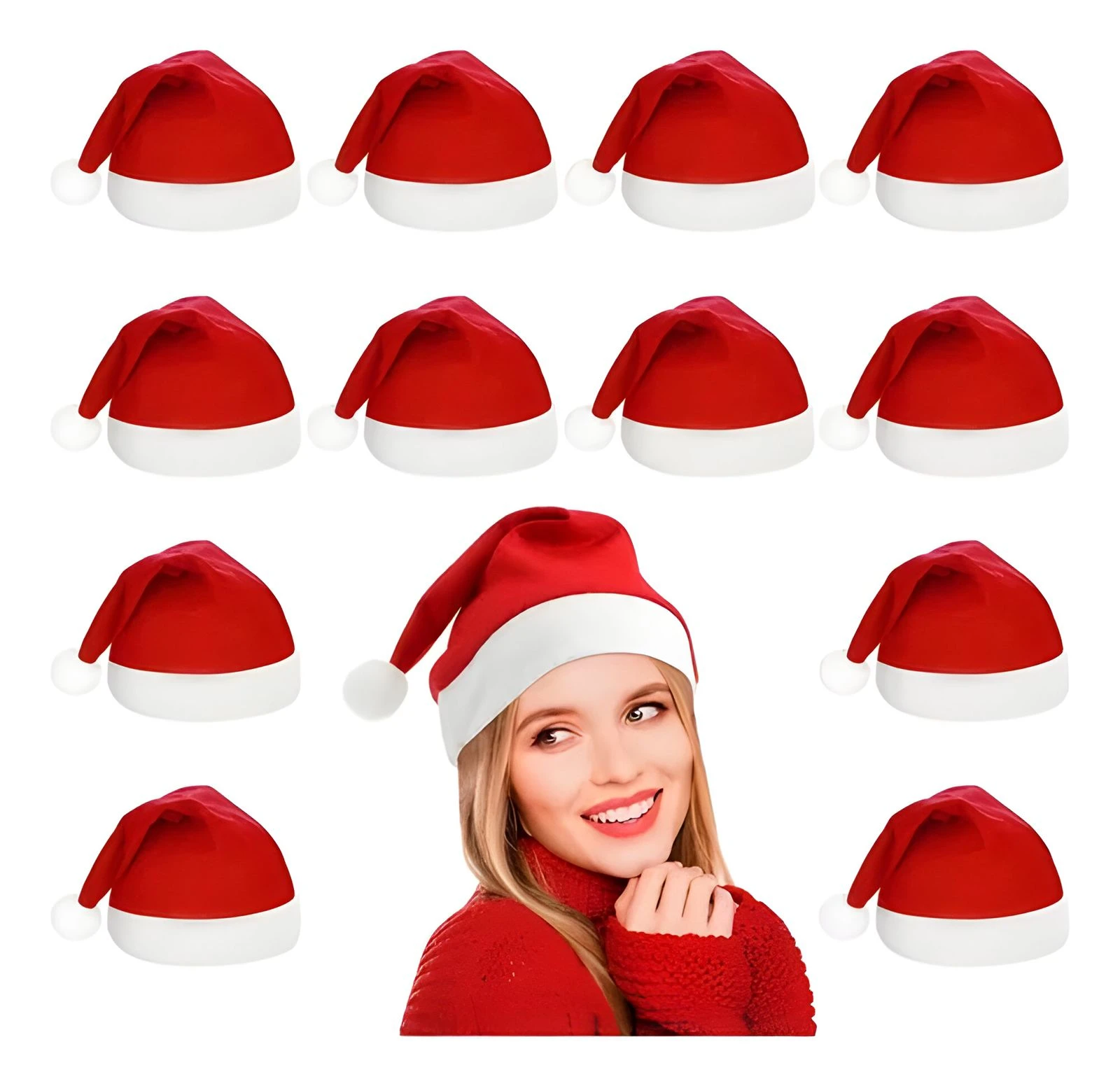 DOCENA GORRO NAVIDAD