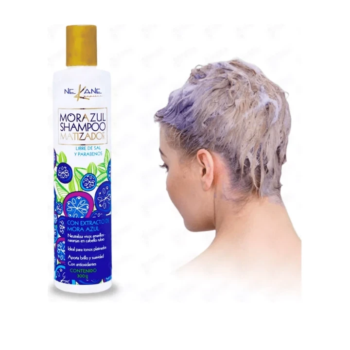 SHAMPOO MORA AZUL 300 ML. NEKANE