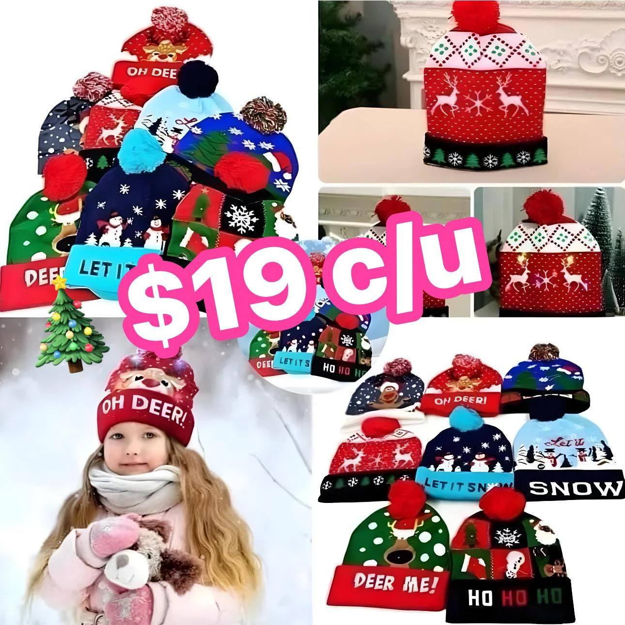 🔥GORRO NAVIDEÑO SIN LUZ🔥