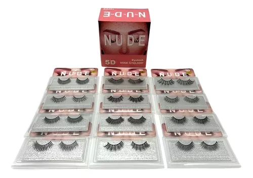 CAJA PESTANA NUDE MINK 5D X42