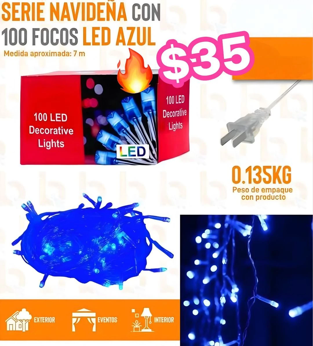 LUZ NAVIDAD 100 061