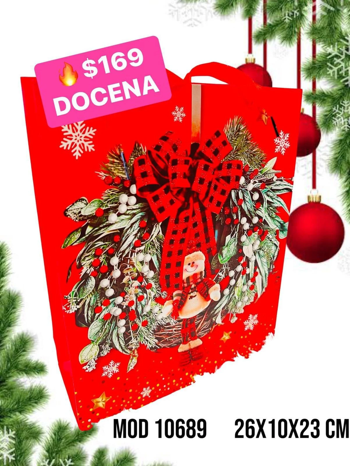 DOCENA BOLSA DE REGALO 10699