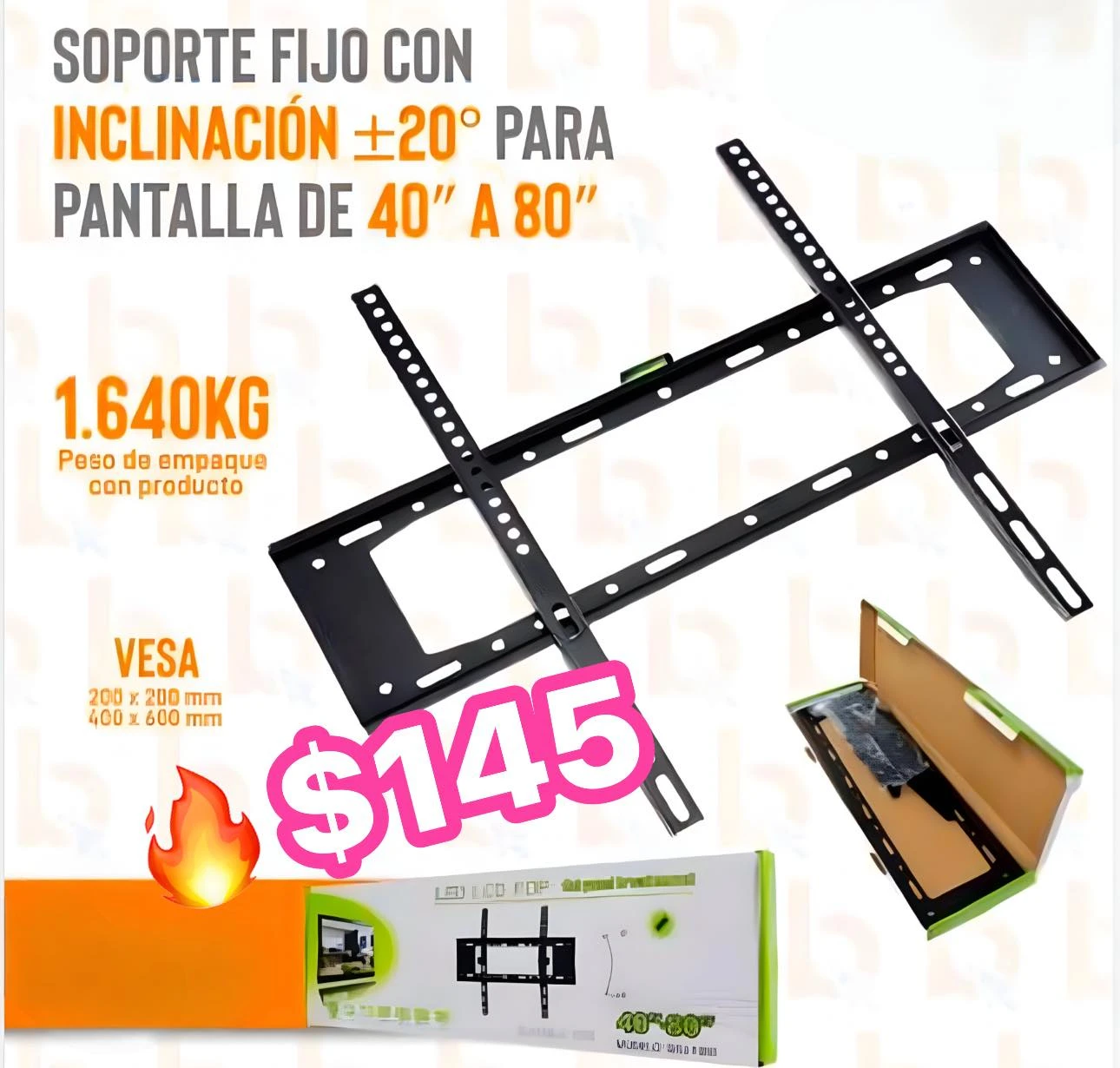 🔥SOPORTE TV🔥 30 A 80 PULGADAS