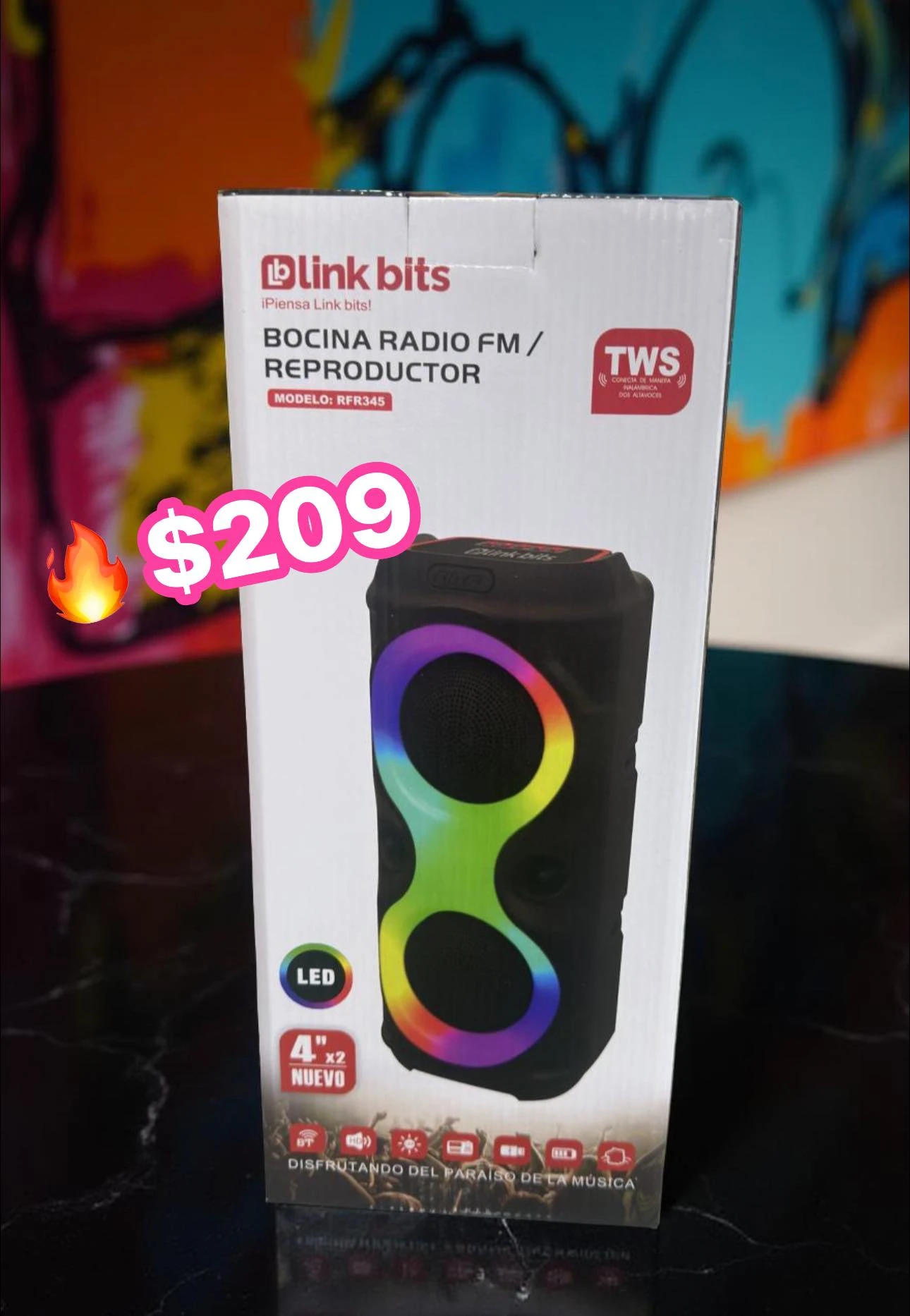 🔥BOCINA TWS BLUETOOTH  SD FM🔥 7500938122018