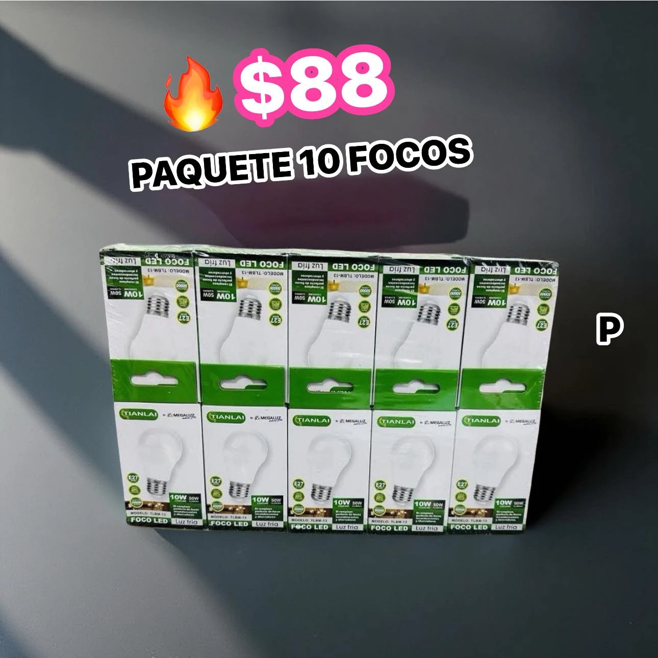 🔥PAQUETE 10 FOCOS🔥