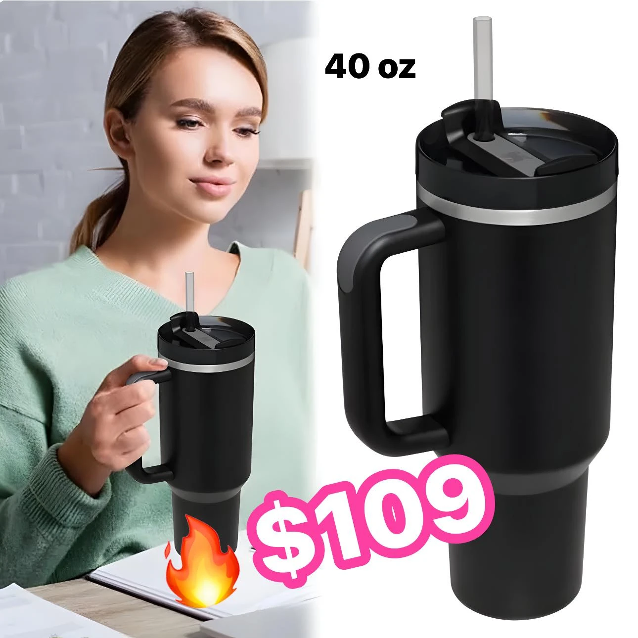 🔥THERMO 40 oz🔥 COPO TERMICO
