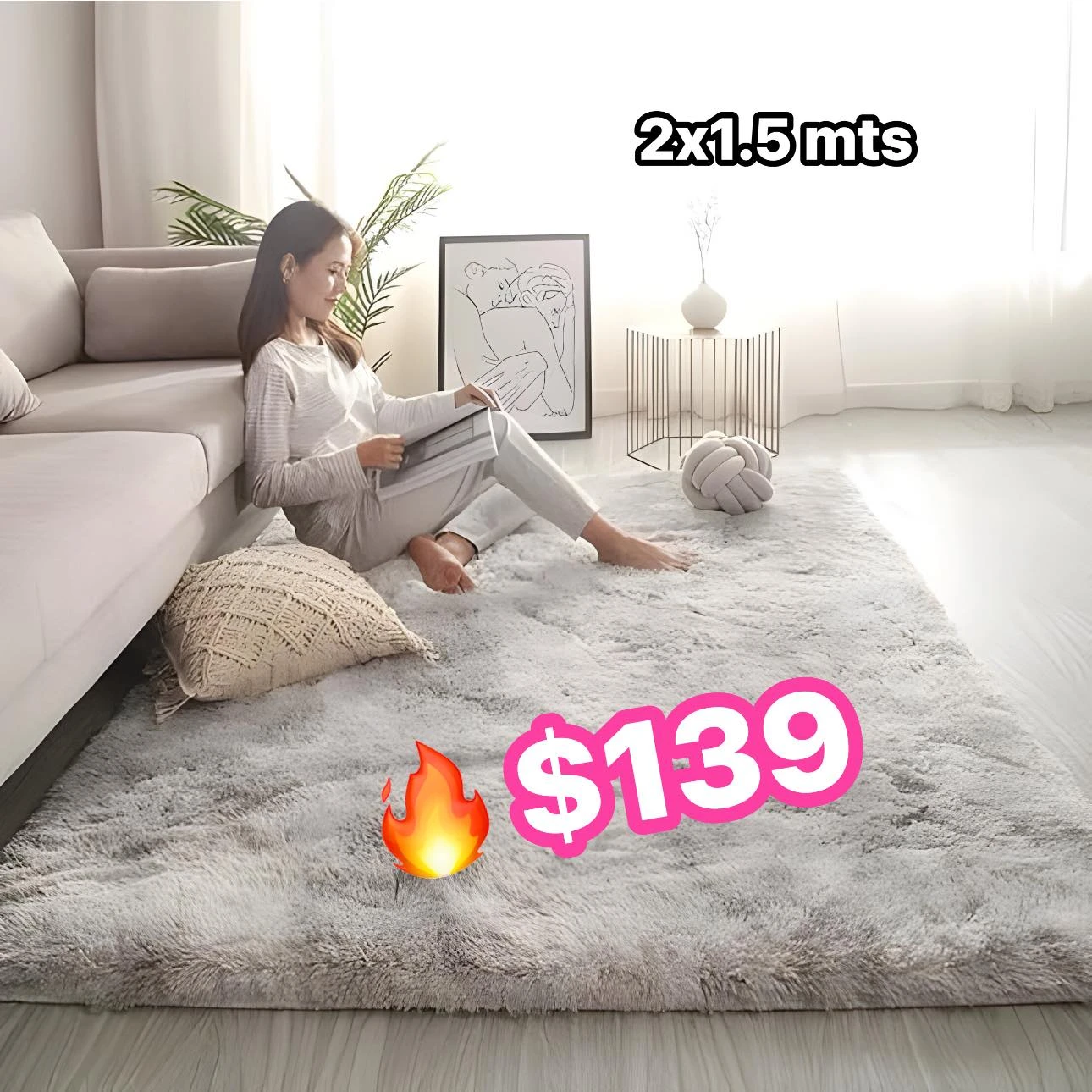 🔥TAPETE 2x1.5 mts🔥