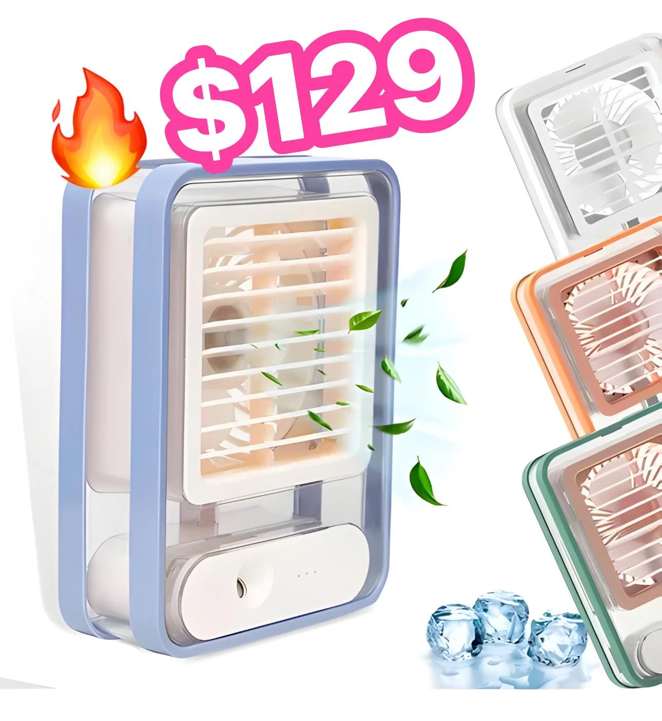 🔥VENTILADOR HUMIFICADOR RECARGABLE🔥6918882643564