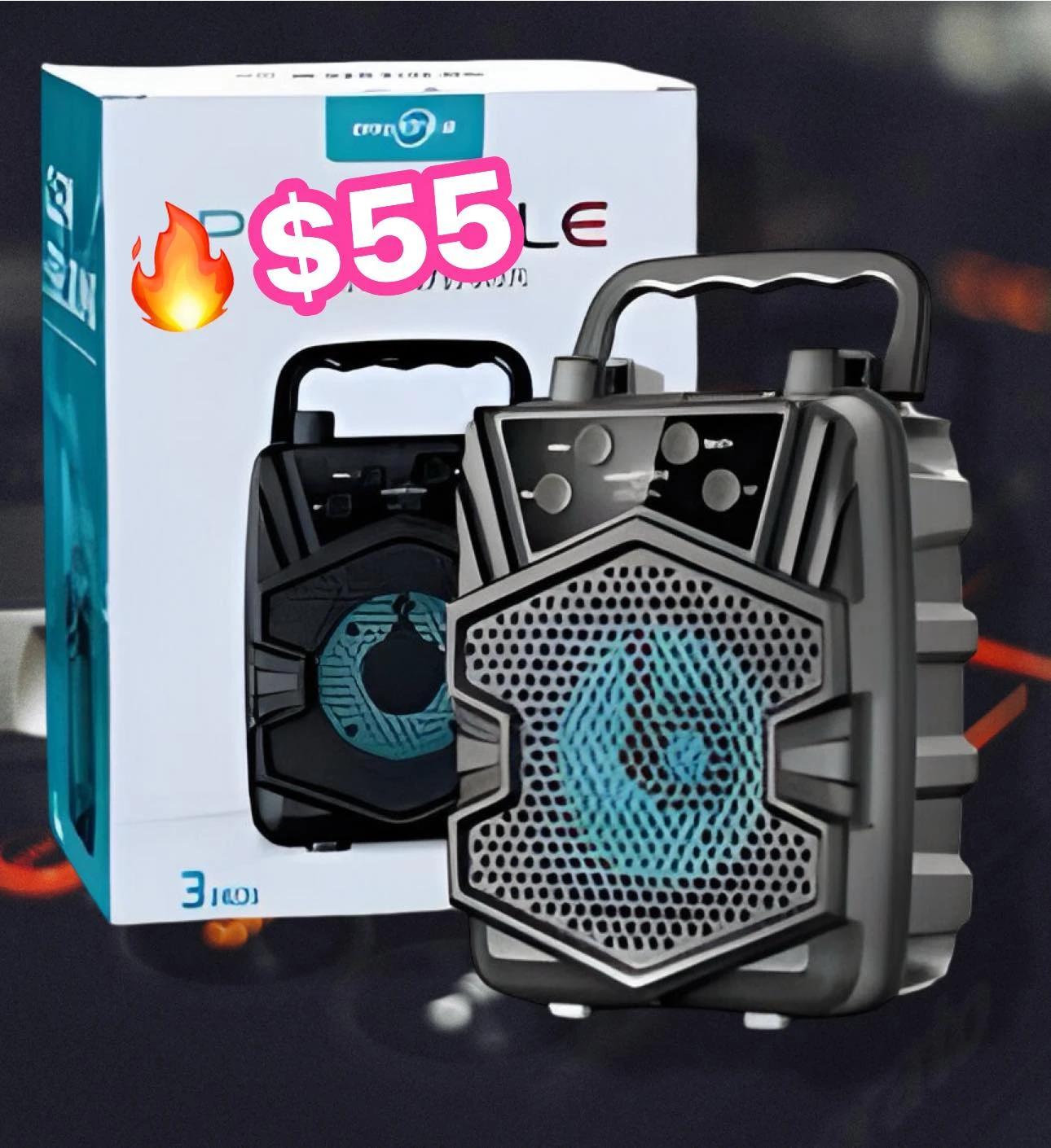 🔥BOCINA RECARGABLEE BLUETOOTH  SD FM🔥 6916395612718