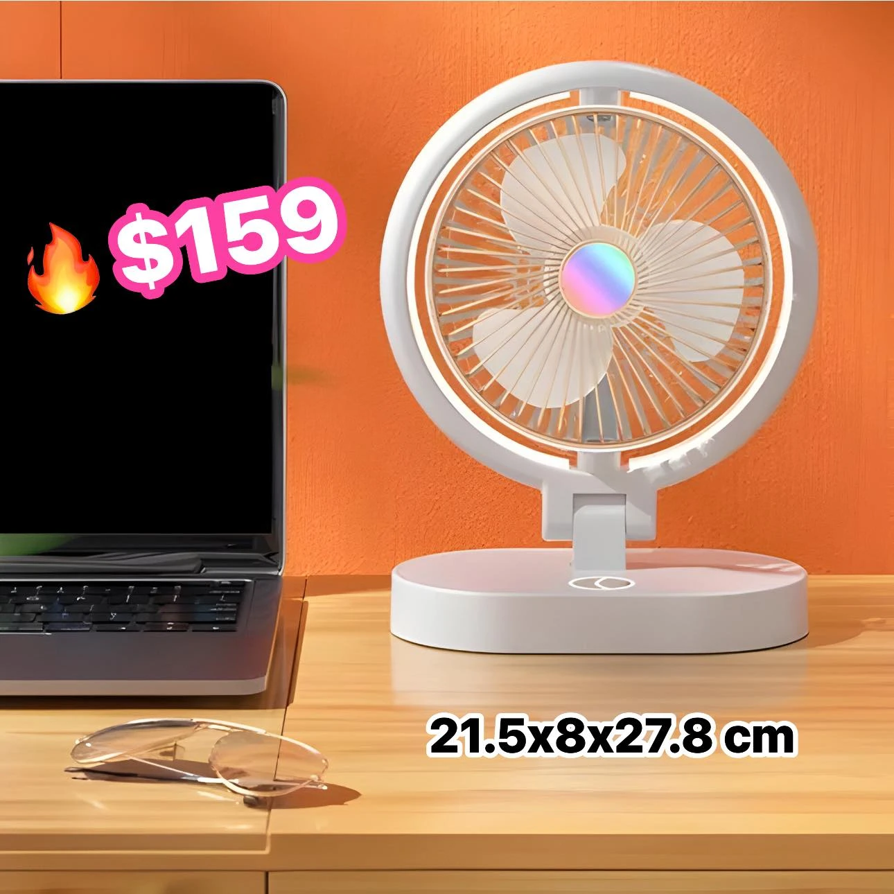 🔥VENTILADOR RECARGABLE🔥 escritorio