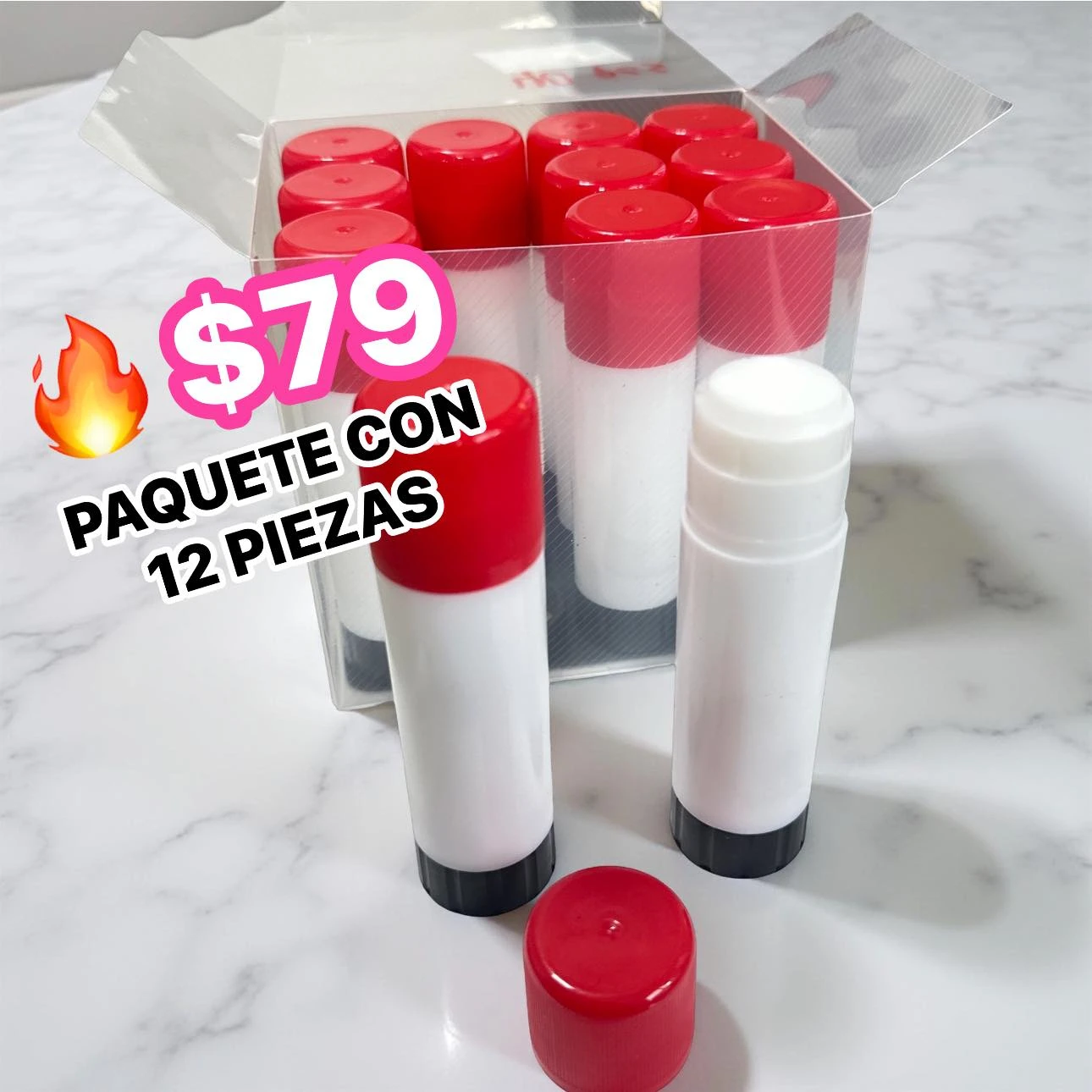 🔥PÉGAMENTO EN BARRA 12 PIEZAS GRANDE🔥 6915648964161