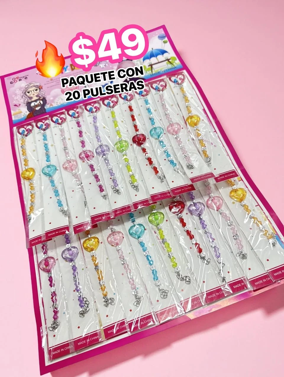 🔥PAQUETE PULSERA🔥 20